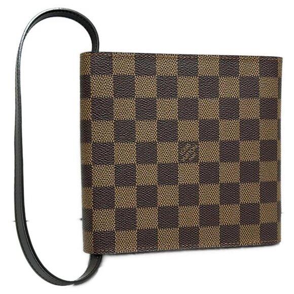 LOUIS VUITTON CD Case with Shoulder Strap Ebene Damier - 182-071525 - Picture 2 of 7